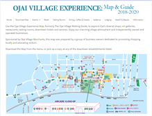Tablet Screenshot of ojaiwalkingmap.com